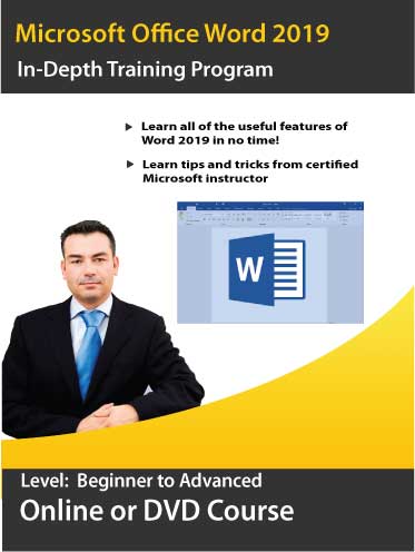 Microsoft Word 2019 Interactive DVD Training Course - Amazing ELearning