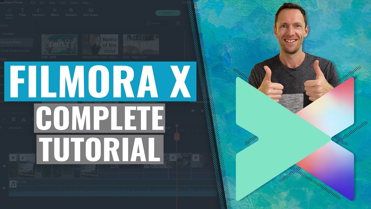 Wondershare Filmora X – QUICK START Video Editing Tutorial!