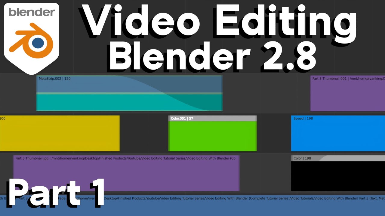 Video Editing in Blender 2.8 – Part 1: Default Setup and Settings