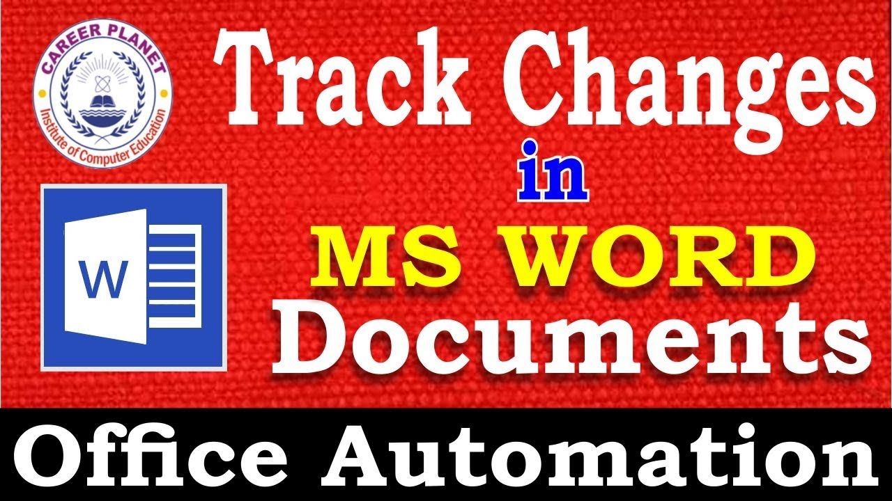 MS Word Tutorial: How to use Track Changes in Microsoft Word Documents | Learn MS Word