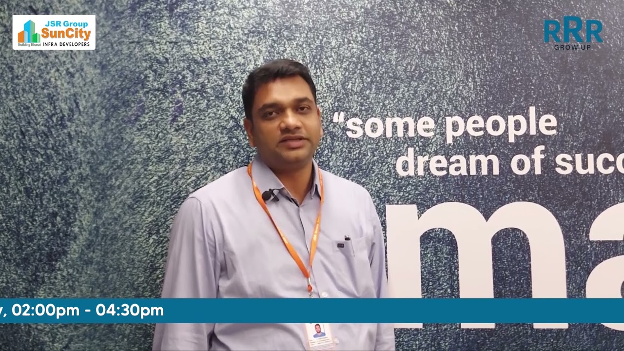 Vamshi Chandra | Trainee Testimonial | Learn FREE real estate marketing & sales | RRR Group