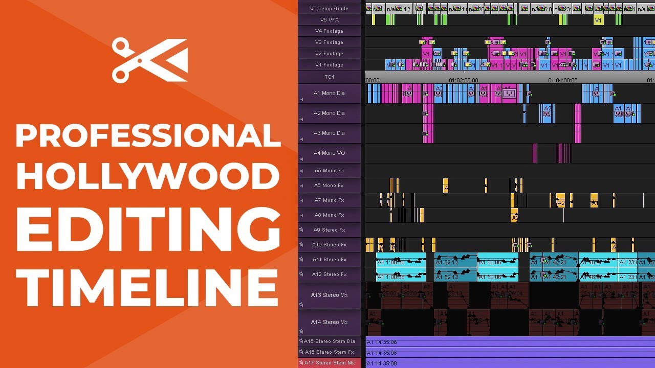 How Professional Hollywood Editors Set Up a Timeline – Video Editing Tutorial