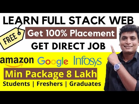 “100% Placement Program” Learn Web Development Full Stack Free | MERN MEAN Stack | Direct Placement