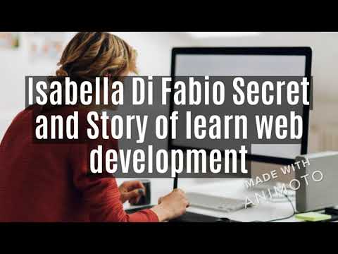 Isabella Di Fabio Secret and Story of learn web development