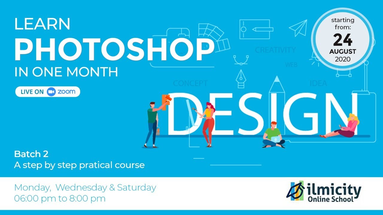 Learn Complete Advance Level Photoshop in One Month | Graphic Designing Course
