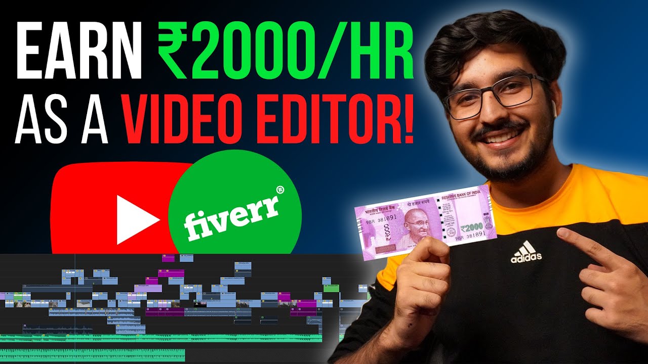 Earn 2000/hr as a Video Editing Freelancer 🔥 | Ways to Earn Money for Students ✅ | Side hustles
