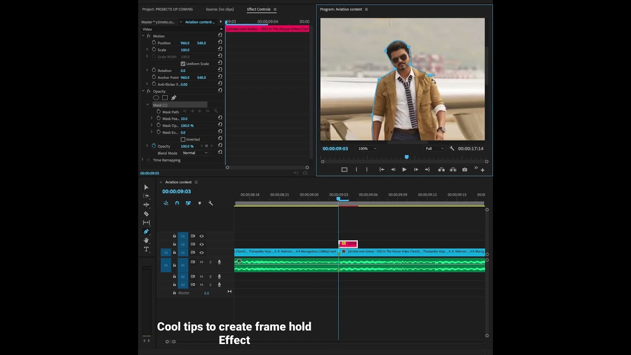 Create this effect in premiere pro #shorts #premierepro #effects