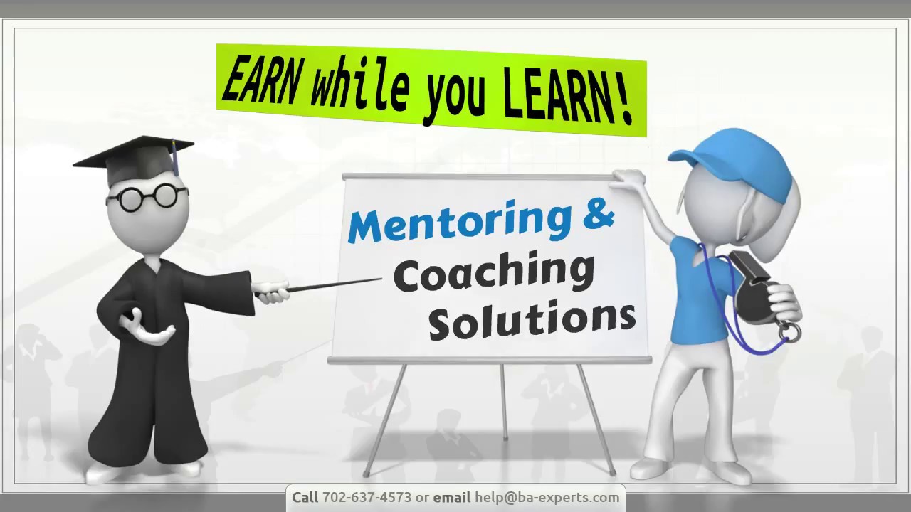 EARN while you LEARN: Business Analysis eCoaching and eMentoring