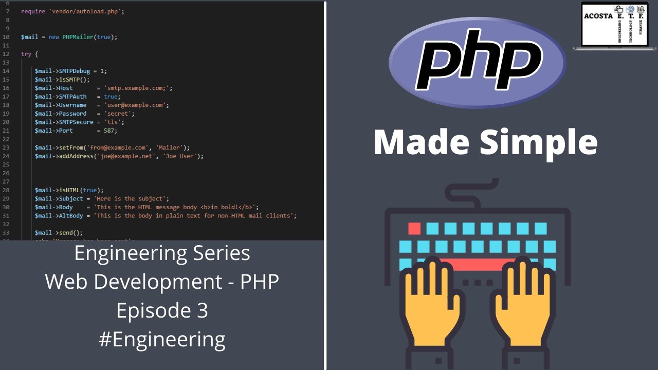 Engineering Series! Learning Web Development – PHP – Episode 3