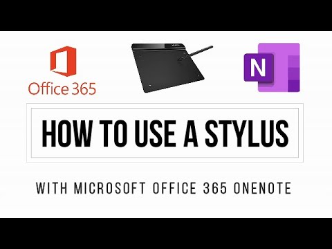 How to use stylus with Microsoft Office 365 OneNote