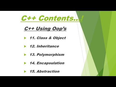 C++ syllabus | Syllabus of c++ | Contents of c++ | Learn Coding | C++ programming
