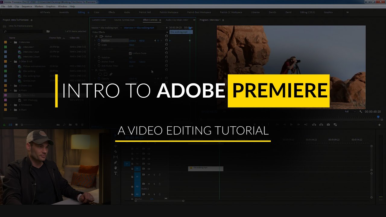 Introduction To Adobe Premiere – A Free Tutorial On Video Editing