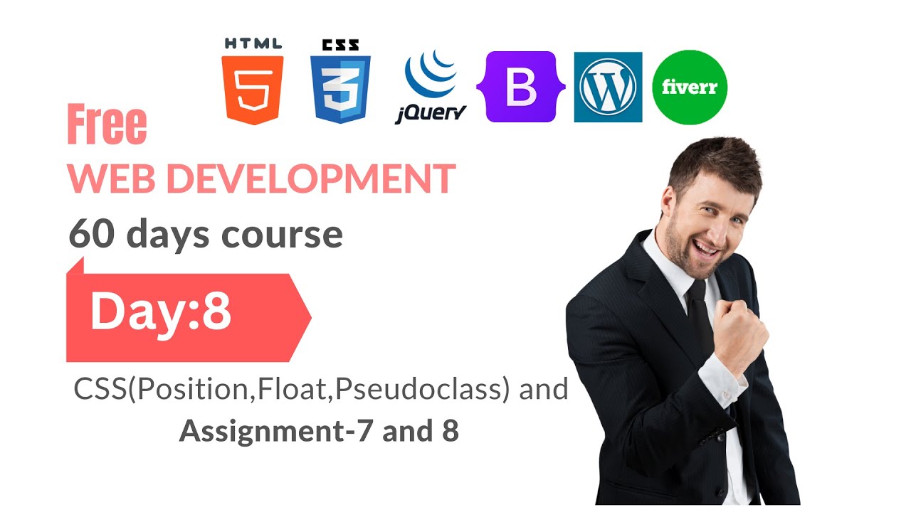 Day 8 CSS and assignment 7+8 | web development 60 days course | urdu/hindi