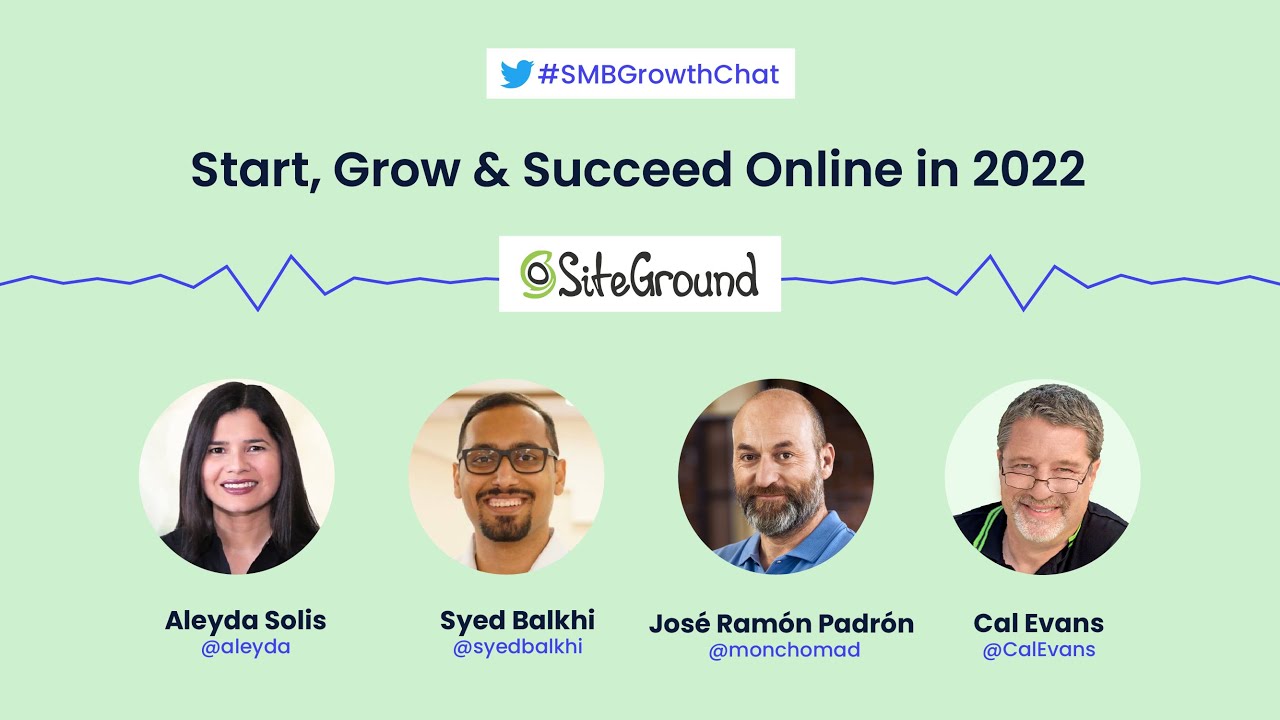 Start, Grow & Succeed Online in 2022 with tips from top business experts – Twitter Spaces Chat