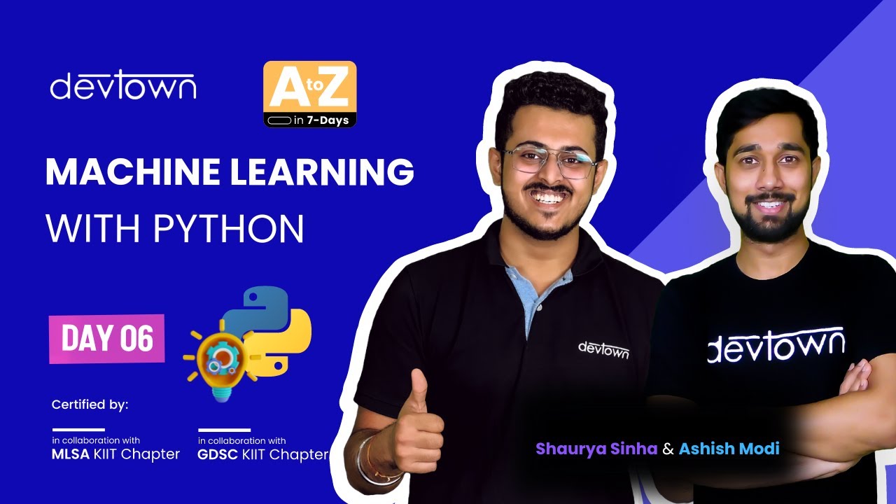 [Premiere] DAY 06 | Machine Learning with Python | COMPLETE in 7 – DAYS