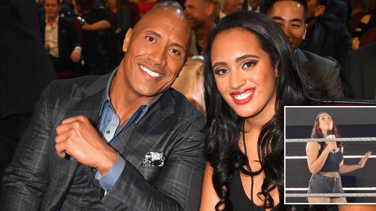 The Rock helps Ava Raine learn the wrestling business