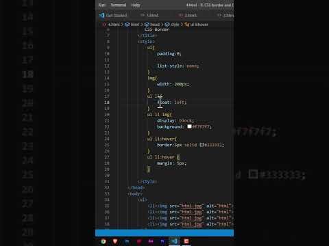 Css Border Property Hover Effect Shorts Html Css Programming