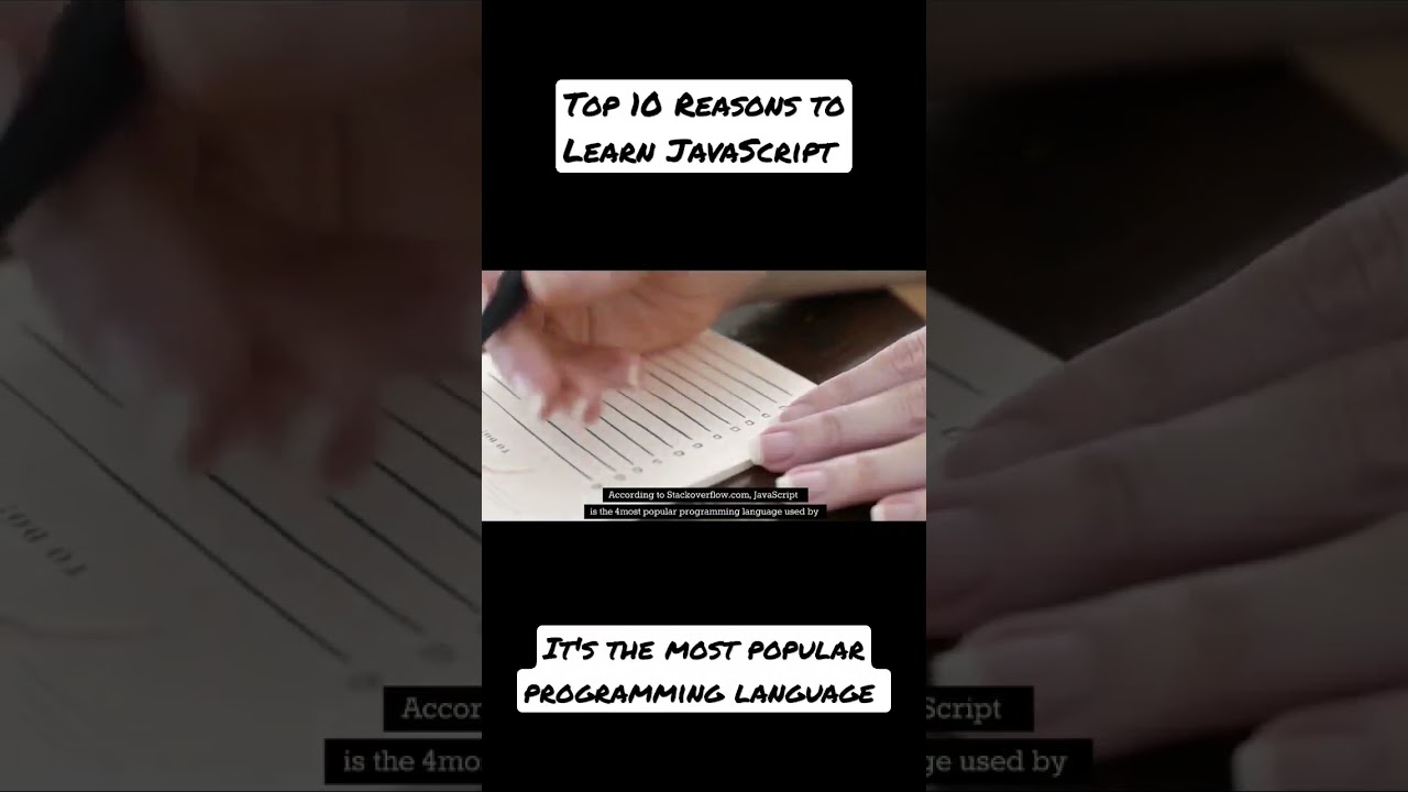 Top 10 Reasons to Learn JavaScript – it's the most popular programming language #it #javascript
