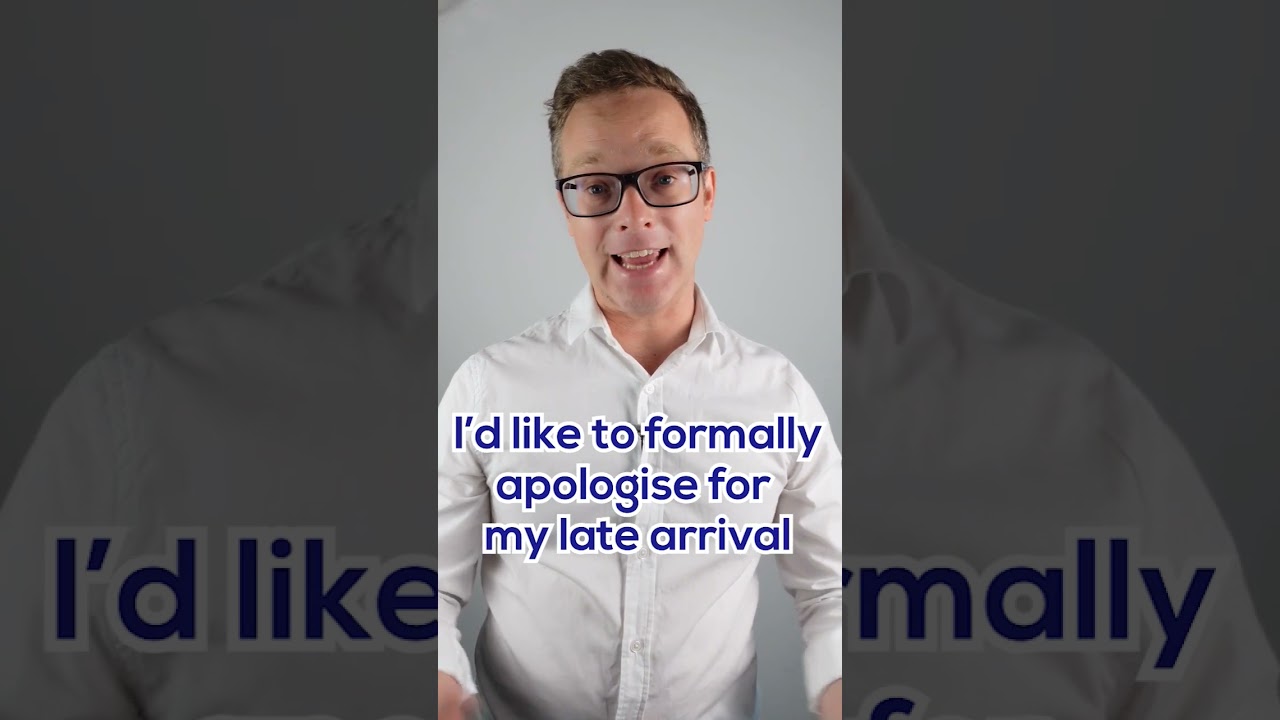 Phrases for arriving late – Learn Business English