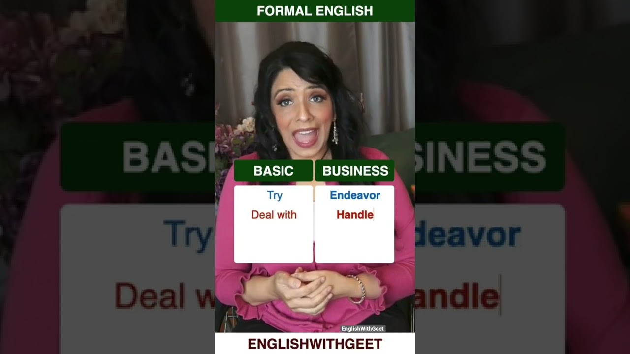 Learn Business English 🔥 English With Geet #ashortaday #shorts #speakenglish #learnenglish