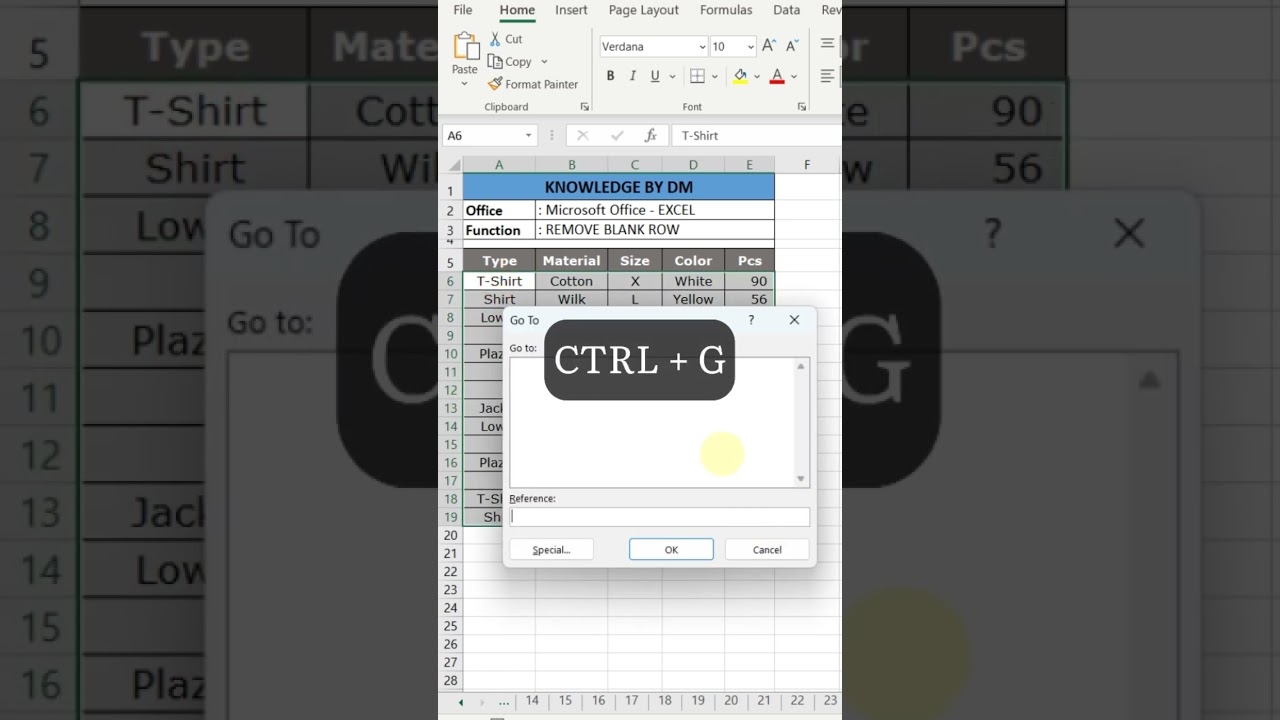 Secret Tip for Erasing Blank Excel Cells in Seconds! #excel