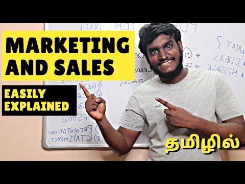 Marketing and Sales Explained in tamil | LLB