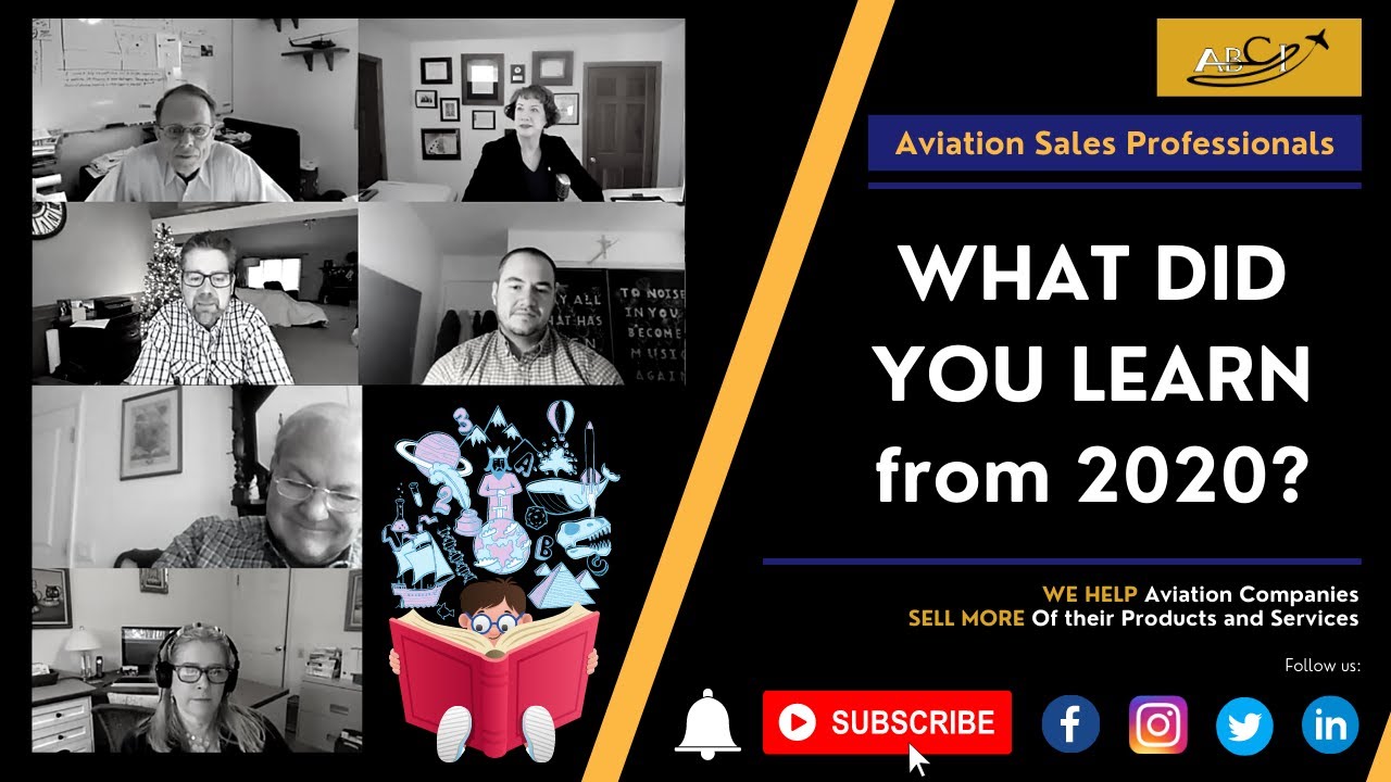 Aviation Sales and Marketing Pros – What Did You Learn from 2020?