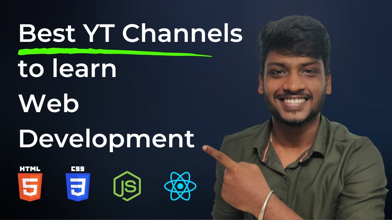 BEST YouTube Channels To Learn Web Development - Amazing ELearning