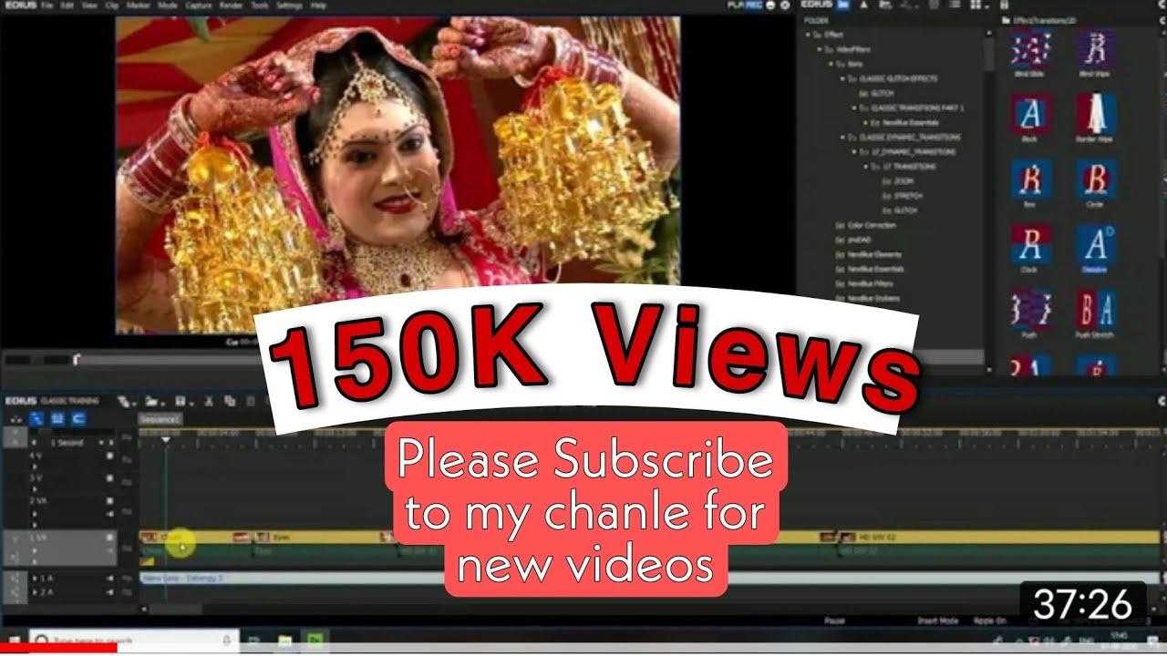 EDIUS TRAINING TUTORIAL {HINDI} || EDIUS VIDEO EDITING FULL TUTORIAL || EDIUS TRAINING VIDEO