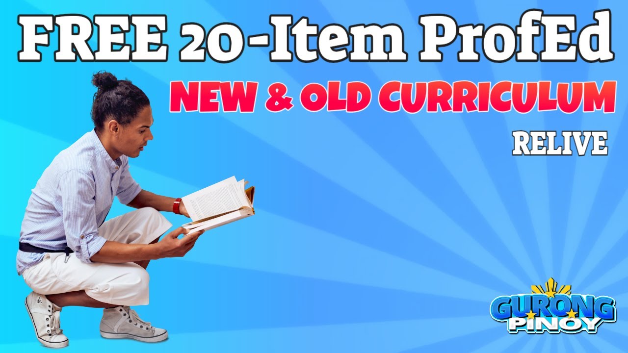 FREE LET NEW Curriculum ProfEd Items (RELIVE)