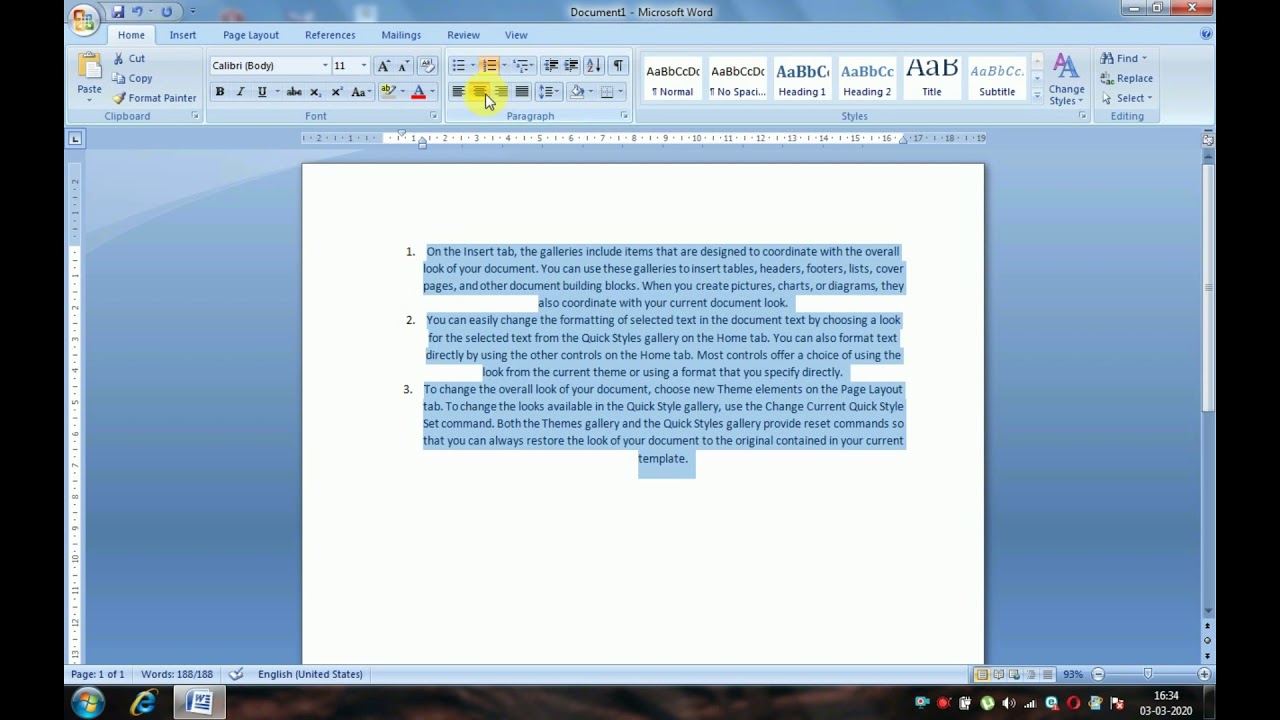 Microsoft Word-Malayalam tutorial -part 1 (Home Ribbon)