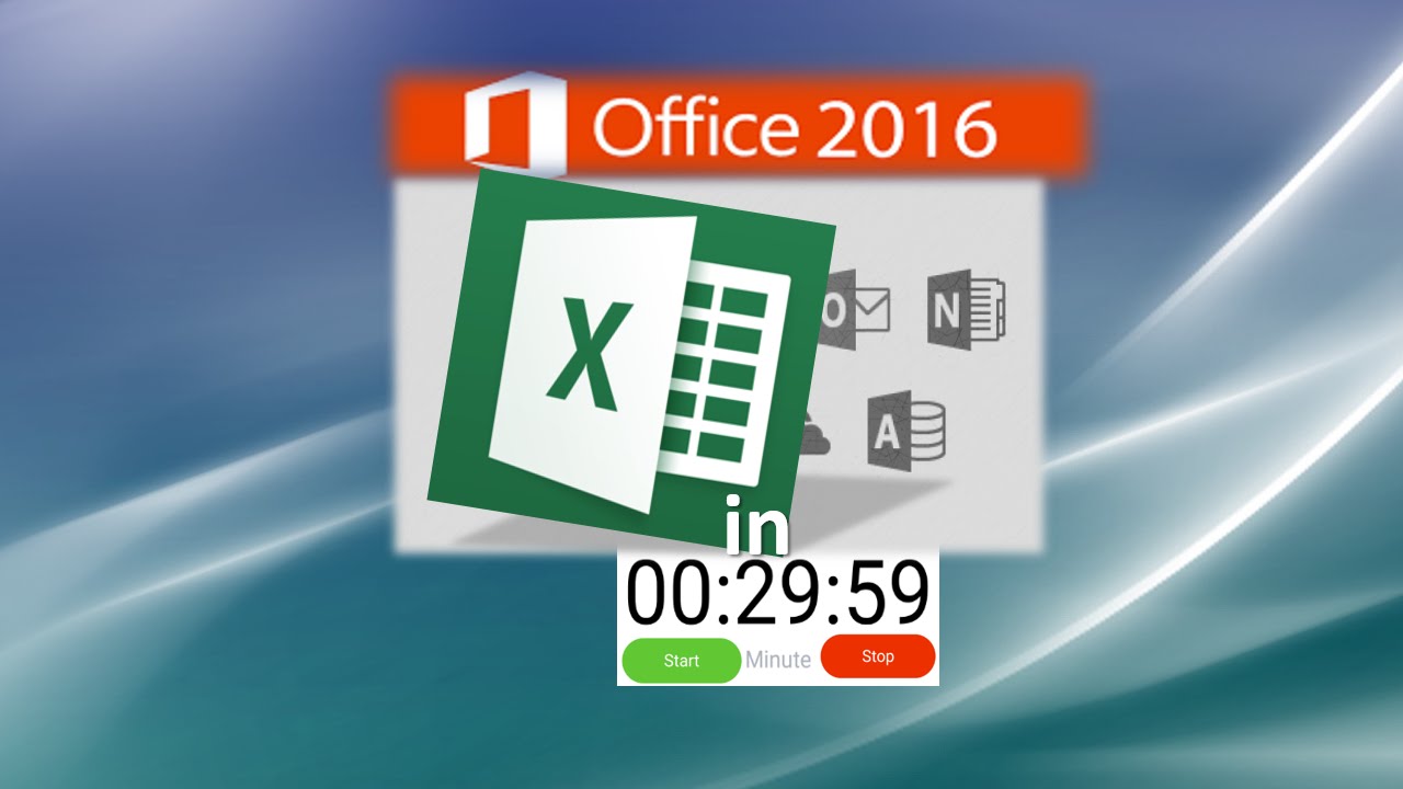 Excel Tutorial: Learn Excel in 30 Minutes – Just Right for your New Job Application