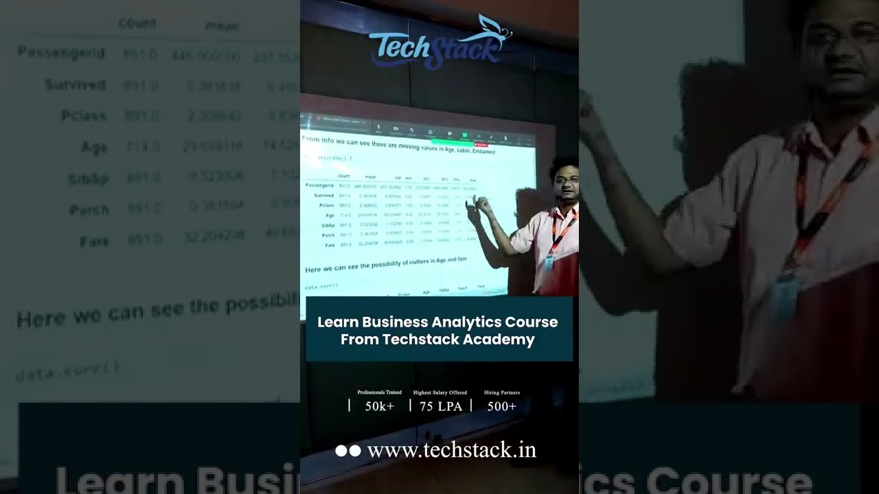Learn Business Analytics course from Techstack Academy Enroll now-9319844494