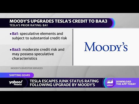 Moody’s upgrades Tesla’s credit rating to Baa3