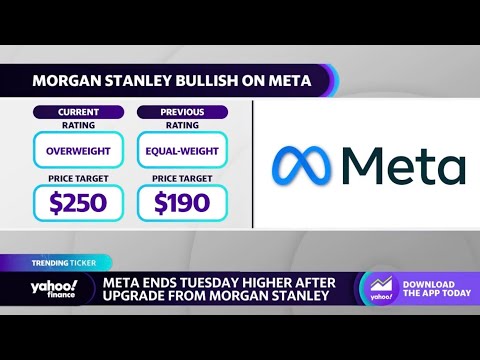 Meta stock closes higher amid Morgan Stanley upgrade, layoffs
