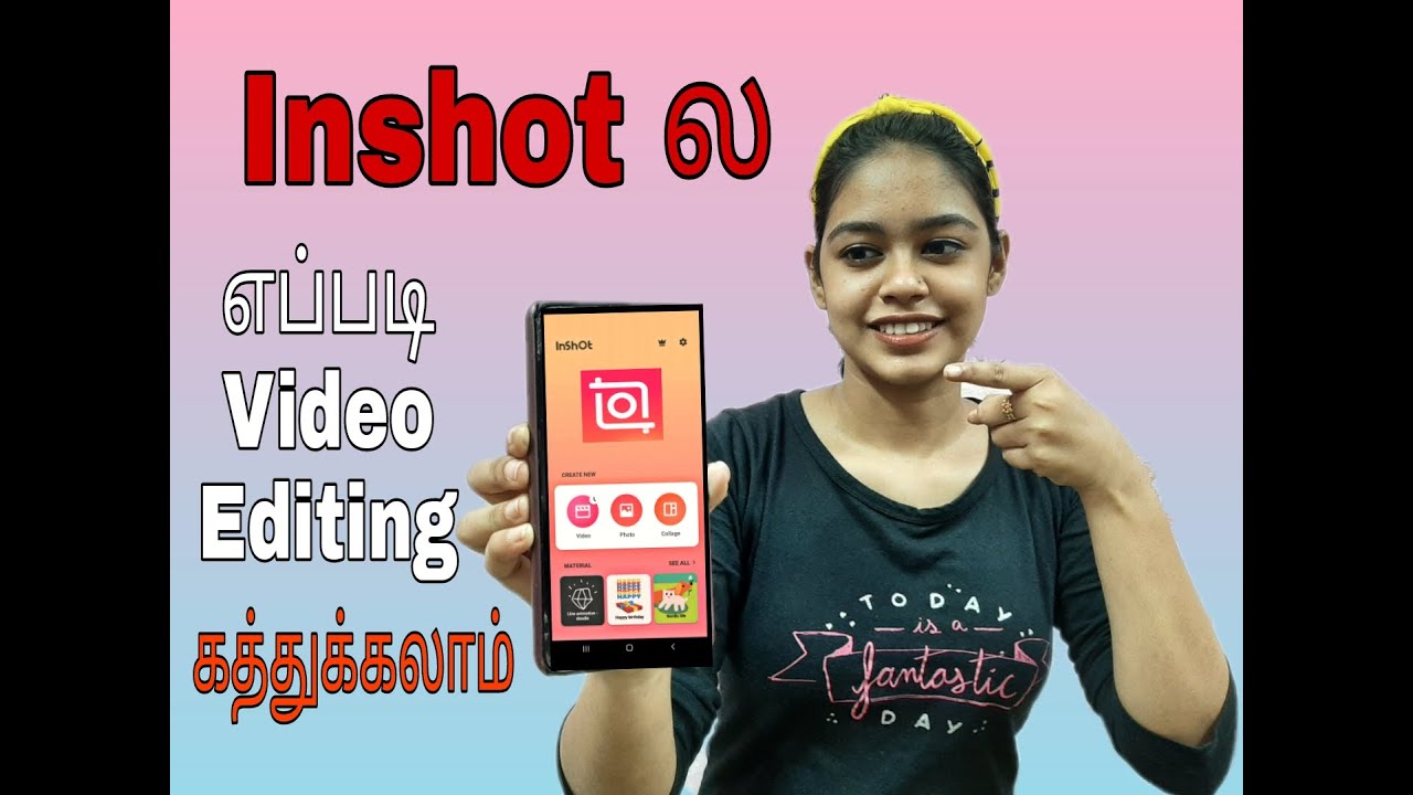 Inshot video editing app Tutorial in Tamil🔥 Editing app for Beginners 👌Easy ய Video Edit பண்ணலாம் 😇