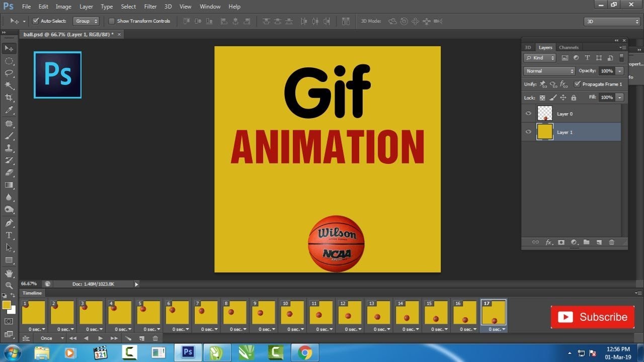 Gif Animation (Basic to Advance) : Learn Graphic Designing Series