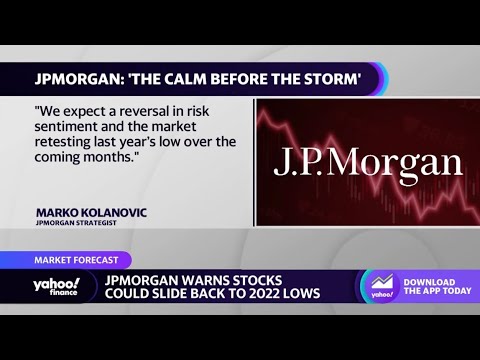 Stocks: Rally in equities likely to come to a halt, JPMorgan warns