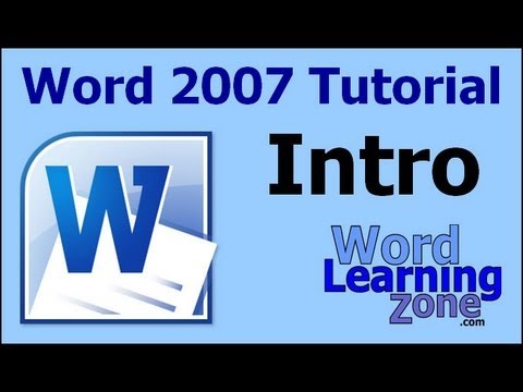 Microsoft Word 2007 Tutorial – part 00 of 13 – Introduction