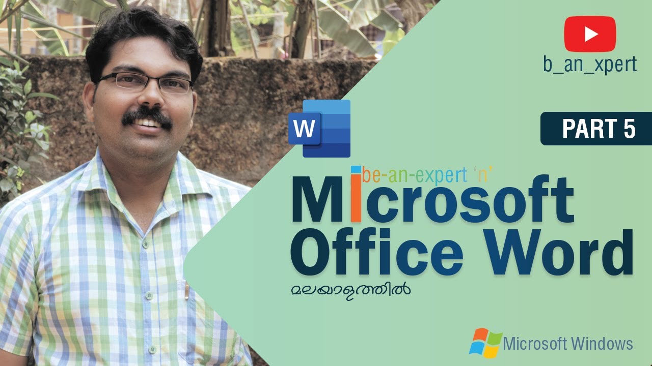 Microsoft Office Word – in Malayalam – Part 5