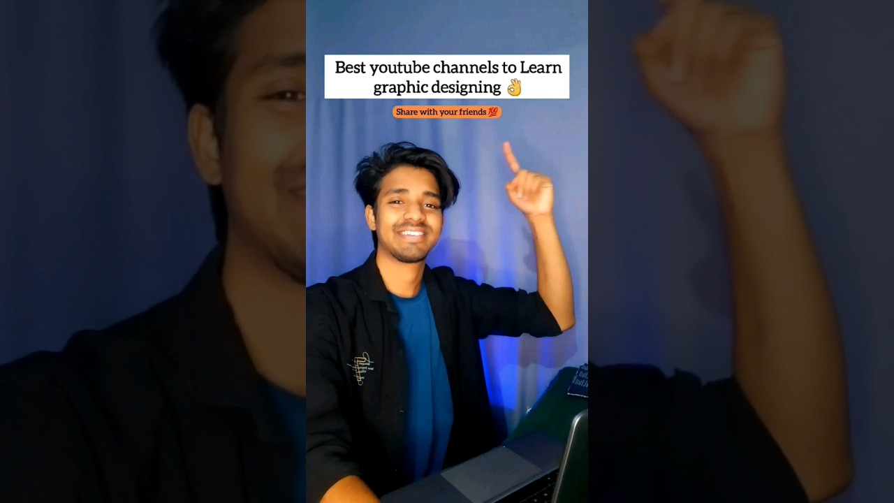 Best youtube channels to learn Graphic designing #shorts #shortvideo
