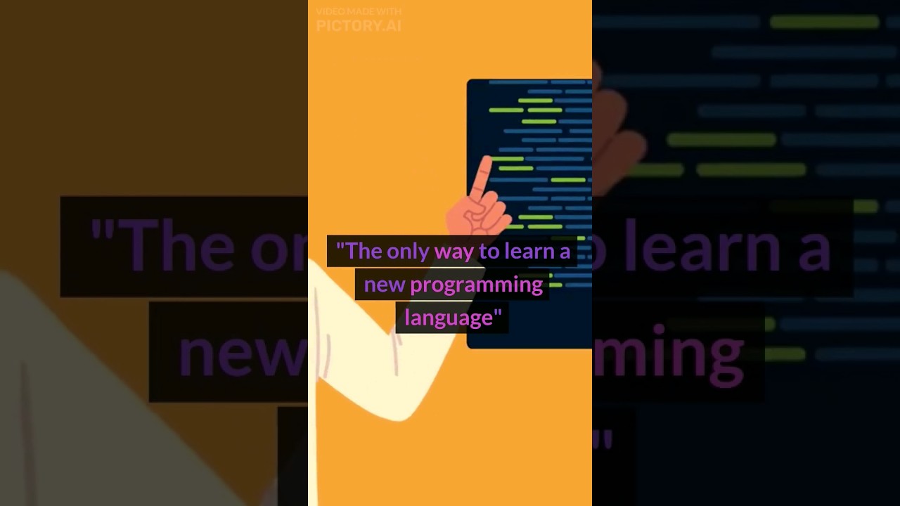 Learn a programming language