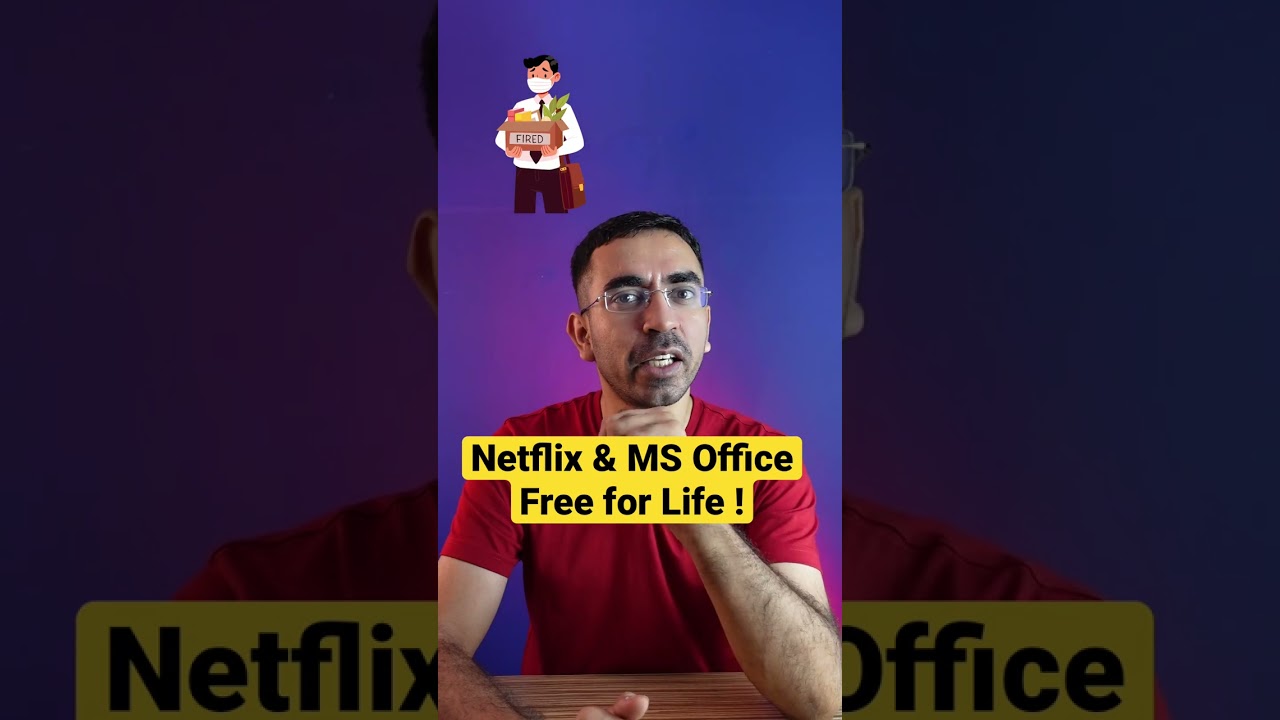 Get NETFLIX & MS Office Free for Life.