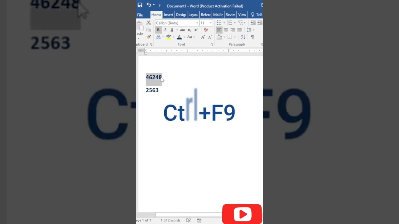 Trick to Convert Number into Text in MS Word #shorts #tipsandtricks #tips #msword #mswordinhindi