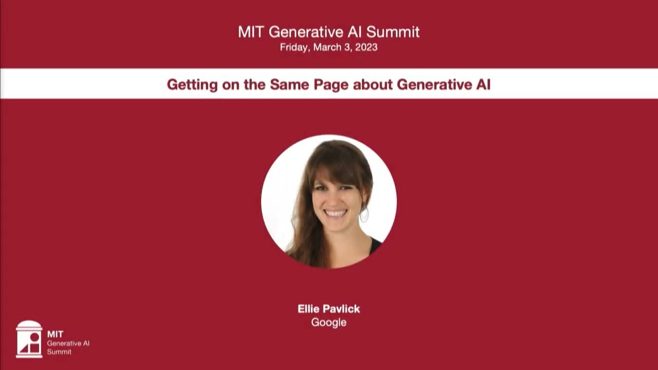From the MIT GenAI Summit: A Crash Course in Generative AI