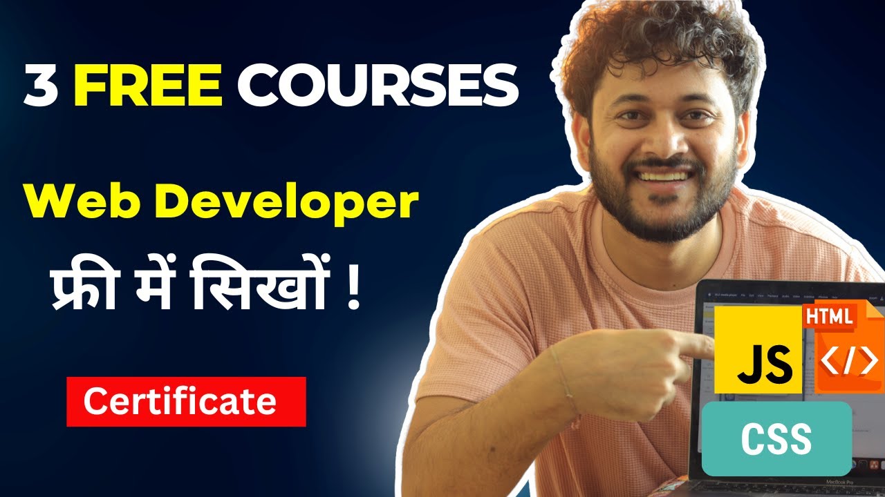 3 Web Development FREE Courses | Web Development फ्री में सिखों ! | Web Developer कैसे बने?