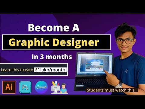 Learn Graphic Designing in 3 Months | Learn from Home | Utkarsh Nandre🔥|