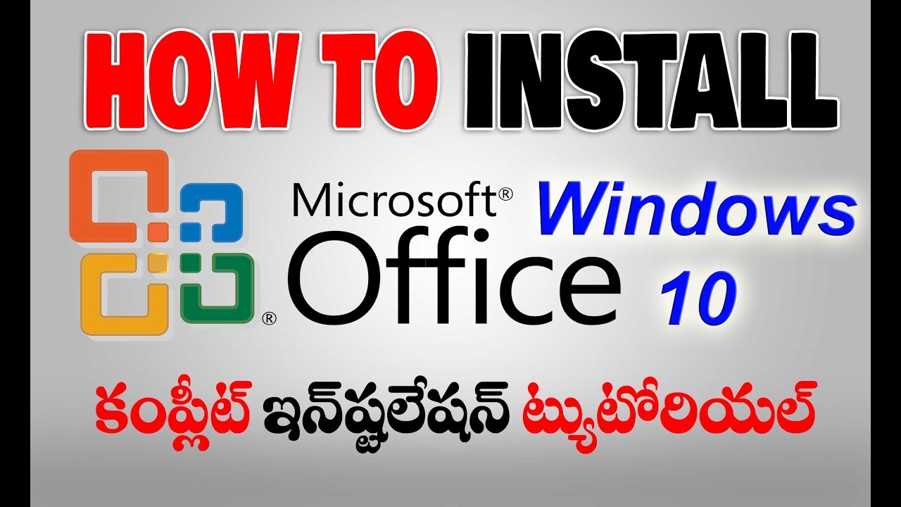 How to install microsoft office 2007 step by step in telugu