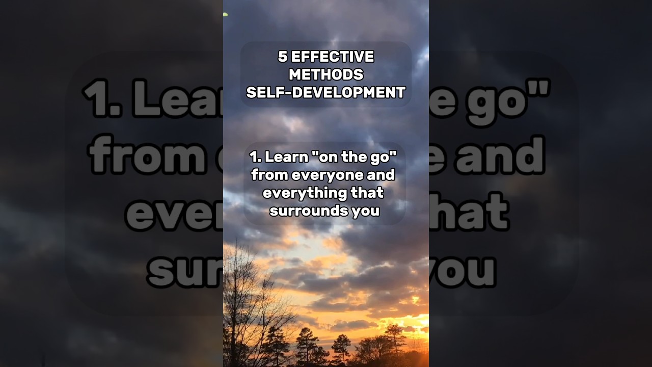 5 EFFECTIVE METHODS SELF-DEVELOPMENT ❤️ #shorts #psychologyfacts #philosophy