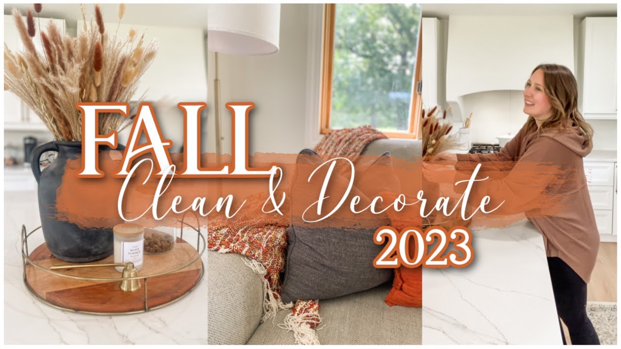 2023 FALL CLEAN & DECORATE WITH ME | Fall Decorating Ideas 2023 | Olivia Sward